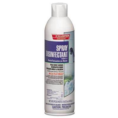 Champion Sprayon Spray Disinfectant, 16.5 oz Aerosol Spray, 12/Carton CHP5157