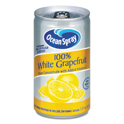 100% Juice, White Grapefruit, 5.5 oz Cans, 48/Carton OCS00866