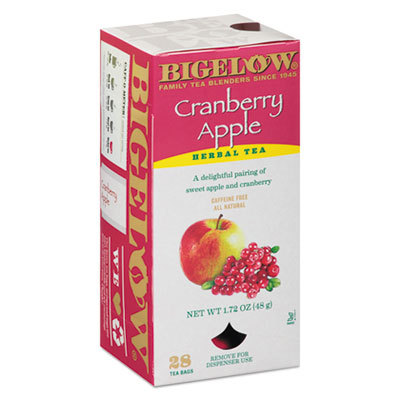 Cranberry Apple Herbal Tea, 28/Box BTC10400