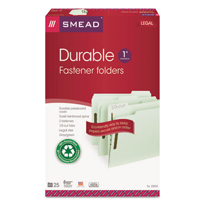 Recycled Pressboard Fastener Folders, 1