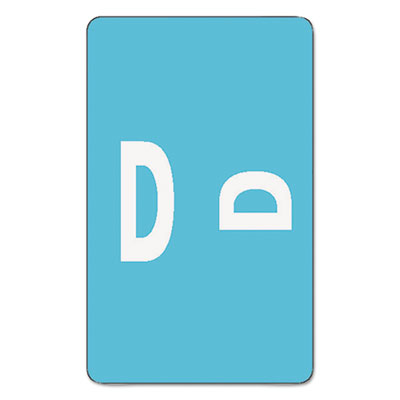 AlphaZ Color-Coded Second Letter Alphabetical Labels, D, 1 x 1.63, Light Blue, 10/Sheet, 10 Sheets/Pack SMD67174