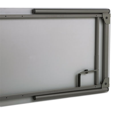 Maxx Legroom Wood Folding Table, Rectangular, 72