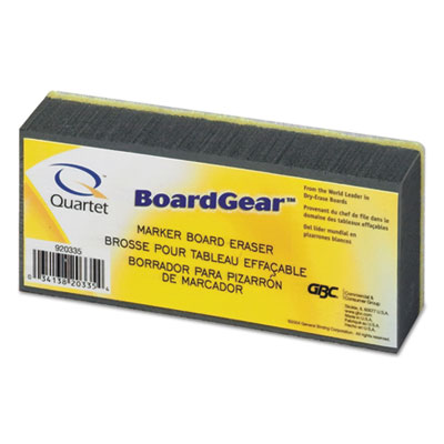 BoardGear Marker Board Eraser, 5" x 2.75" x 1.38" QRT920335