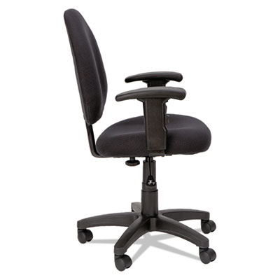 Alera Essentia Series Swivel Task Chair with Adjustable Arms, Supports Up to 275 lb, 17.71