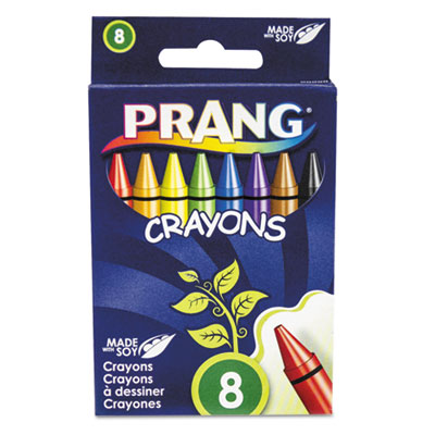 Crayons Made with Soy, 8 Colors/Box DIX00000