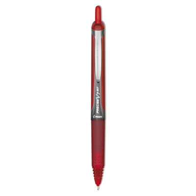 26069 Pilot Precise V7 RT Rollingball Pen Fine 0.7mm Red Pack of 12 