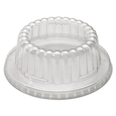 SOLO® Flat-Top Dome PET Plastic Lids