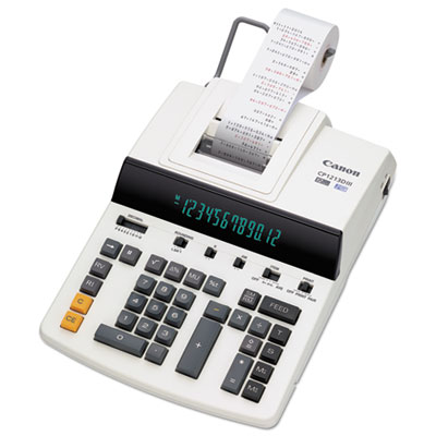 CP1213DIII 12-Digit Heavy-Duty Commercial Desktop Printing Calculator, Black/Red Print, 4.8 Lines/Sec CNM9933B001