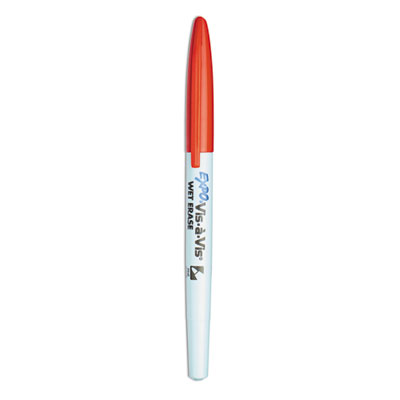 EXPO Vis-a-Vis Wet Erase Marker, Fine Bullet Tip, Assorted Colors