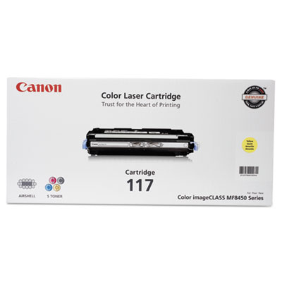 Canon 2575b001 (117) Toner, 4,000 Page-Yield, Yellow (CNM2575B001) CNM2575B001
