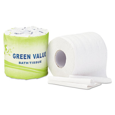 Standard Bath Tissue, Septic Safe, 2-Ply, White, 420 Sheets/Roll, 96 Rolls/Carton
