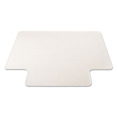 RollaMat Frequent Use Chair Mat, Med Pile Carpet, Flat, 45 x 53, Wide Lipped, Clear
