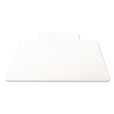 ExecuMat All Day Use Chair Mat for High Pile Carpet, 45 x 53, Wide Lipped, Clear