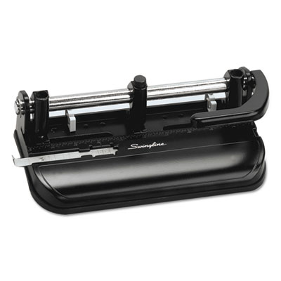Swingline® Lever Handle Heavy-Duty Two- to Three-Hole Punch