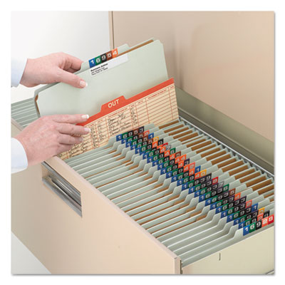 Recycled Pressboard Classification Folders, 2