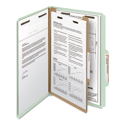 Recycled Pressboard Classification Folders, 2