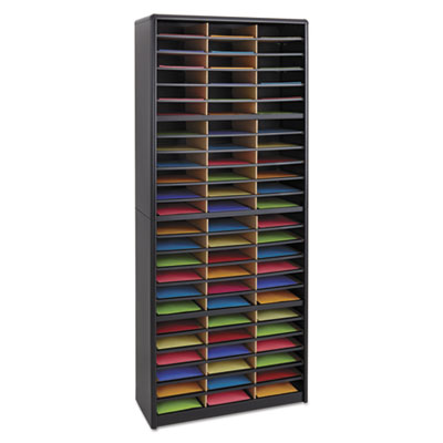 ORGANIZER,SORTER,72CMP,BK