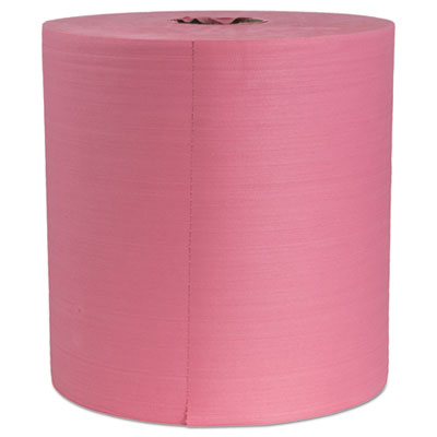 Boardwalk Hydrospun Wipers, 12 x 12, Red, 475/Roll (BWKP080JPR) BWKP080JPR