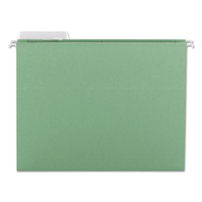 Color Hanging Folders with 1/3 Cut Tabs, Letter Size, 1/3-Cut Tabs, Green, 25/Box SMD64022