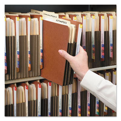 Redrope Drop-Front End Tab File Pockets, Fully Lined 6.5