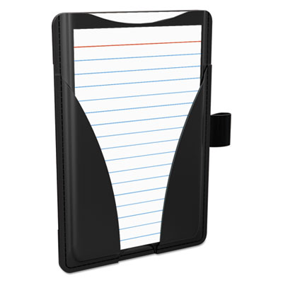 At Hand Note Card Case, Holds 25 3 x 5 Cards, 5.5 x 3.75 x 5.33, Poly, Black OXF63519