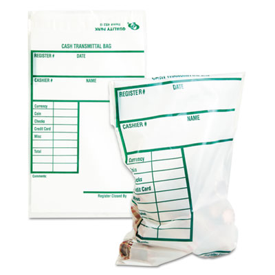 Quality Park™ Clear Cash Transmittal Bags
