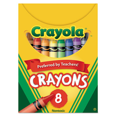 Classic Color Crayons, Tuck Box, 8 Colors - Stone Printing Office Supply