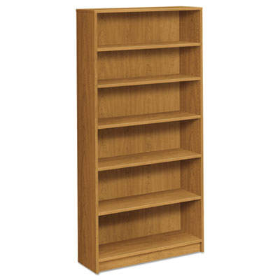 1870 Series Bookcase, Six Shelf, 36w x 11 1/2d x 72 5/8h, Harvest HON1876C