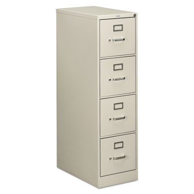 510 Series Vertical File, 4 Letter-Size File Drawers, Light Gray, 15" x 25" x 52" HON514PQ