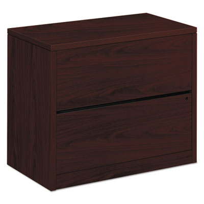 10500 Series Lateral File, 2 Legal/Letter-Size File Drawers, Mahogany, 36" x 20" x 29.5" HON10563NN