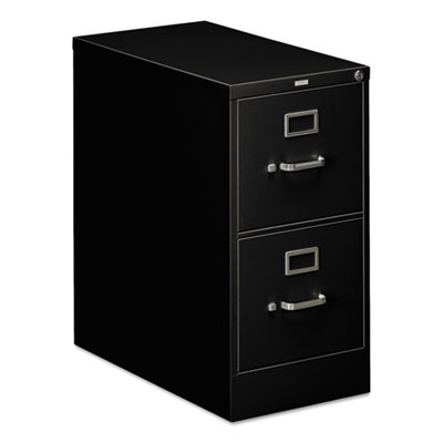 310 Series Vertical File, 2 Letter-Size File Drawers, Black, 15" x 26.5" x 29" HON312PP