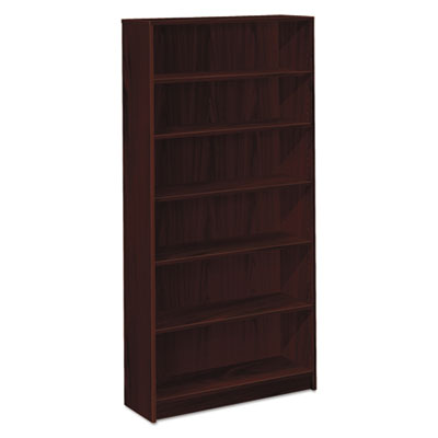 1870 Series Bookcase, Six-Shelf, 36w x 11.5d x 72.63h, Mahogany HON1876N
