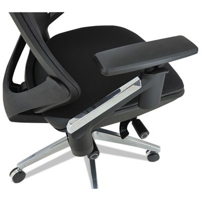 Alera EB-W Series Pivot Arm Multifunction Mesh Chair, Supports 275 lb, 18.62