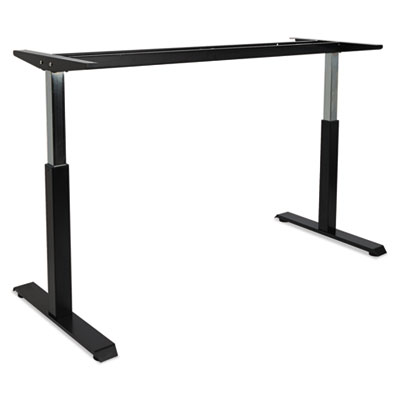 Alera AdaptivErgo Sit-Stand Pneumatic Height-Adjustable Table Base, 59.06