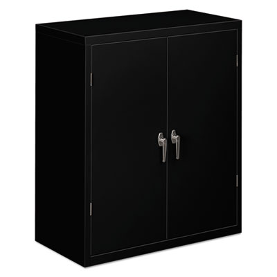 Assembled Storage Cabinet, 36w x 18d x 42h, Black HONSC1842P