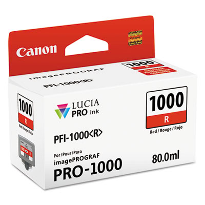 0554C002 (PFI-1000) Lucia Pro Ink, Red CNM0554C002