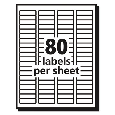 Matte Clear Shipping Labels, Inkjet Printers, 8.5 x 11, Clear, 25/Pack