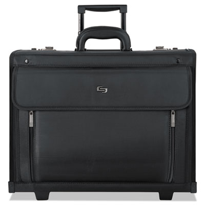 Classic Rolling Catalog Case, Fits Devices Up to 16", Polyester, 18 x 8 x 14, Black USLPV784
