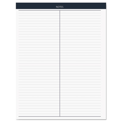 Recycled Teacher's Planner, Weekly, Two-Page Spread (Seven Classes), 11 x 8.5, Blue Cover