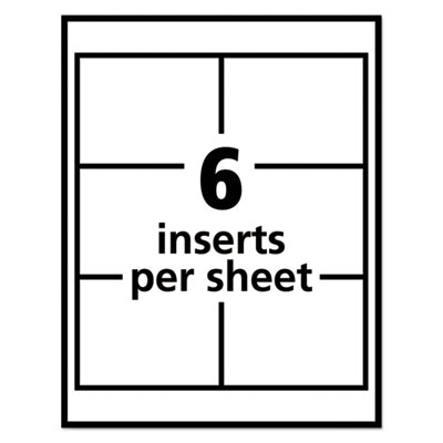 Pin-Style Badge Holder with Laser/Inkjet Insert, Top Load, 4 x 3, White, 100/Box