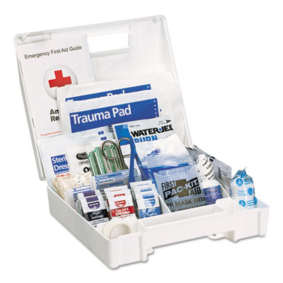 Type I and II First Aid Kit for 25 People, 141 Pieces, Plastic Case