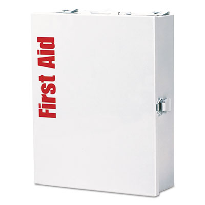 SmartCompliance General Business First Aid Station, No Meds, 25 People, 94 Pieces, Metal Case
