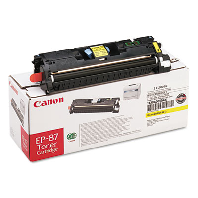 Canon 7430a005 (ep-87) Toner, 4,000 Page-Yield, Yellow (CNMEP87Y) CNMEP87Y