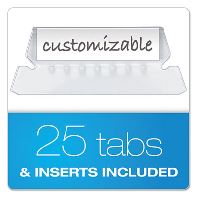 Colored Hanging Folders, Letter Size, 1/5-Cut Tabs, Blue, 25/Box