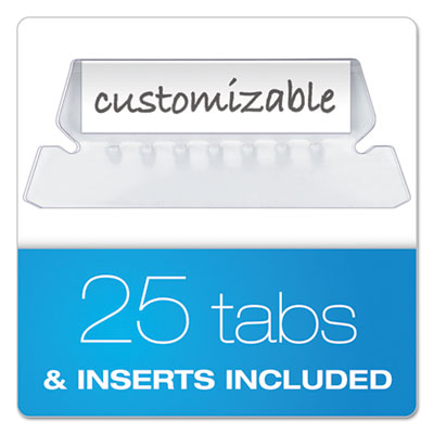 Colored Hanging Folders, Letter Size, 1/5-Cut Tabs, Orange, 25/Box