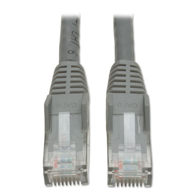 Cat6 Gigabit Snagless Molded Patch Cable, RJ45 (M/M), 5 ft., Gray TRPN201005GY