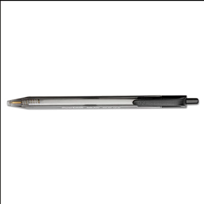 InkJoy 100 RT Ballpoint Pen, Retractable, Medium 1 mm, Black Ink, Smoke/Black Barrel, 20/Pack