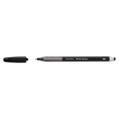 InkJoy 100 Ballpoint Pen/Stylus, Stick, Medium 1 mm, Black Ink, Black Barrel, Dozen
