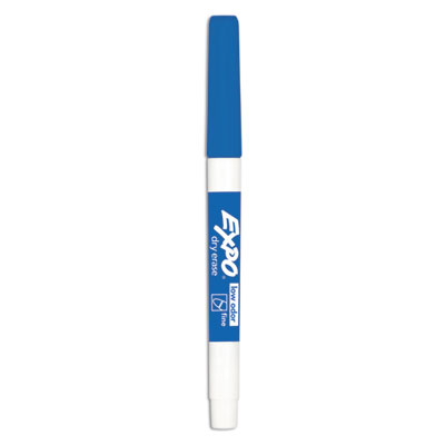 Low-Odor Dry-Erase Marker, Medium Bullet Tip, Blue, Dozen