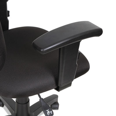 Alera Essentia Series Swivel Task Chair with Adjustable Arms, Supports Up to 275 lb, 17.71